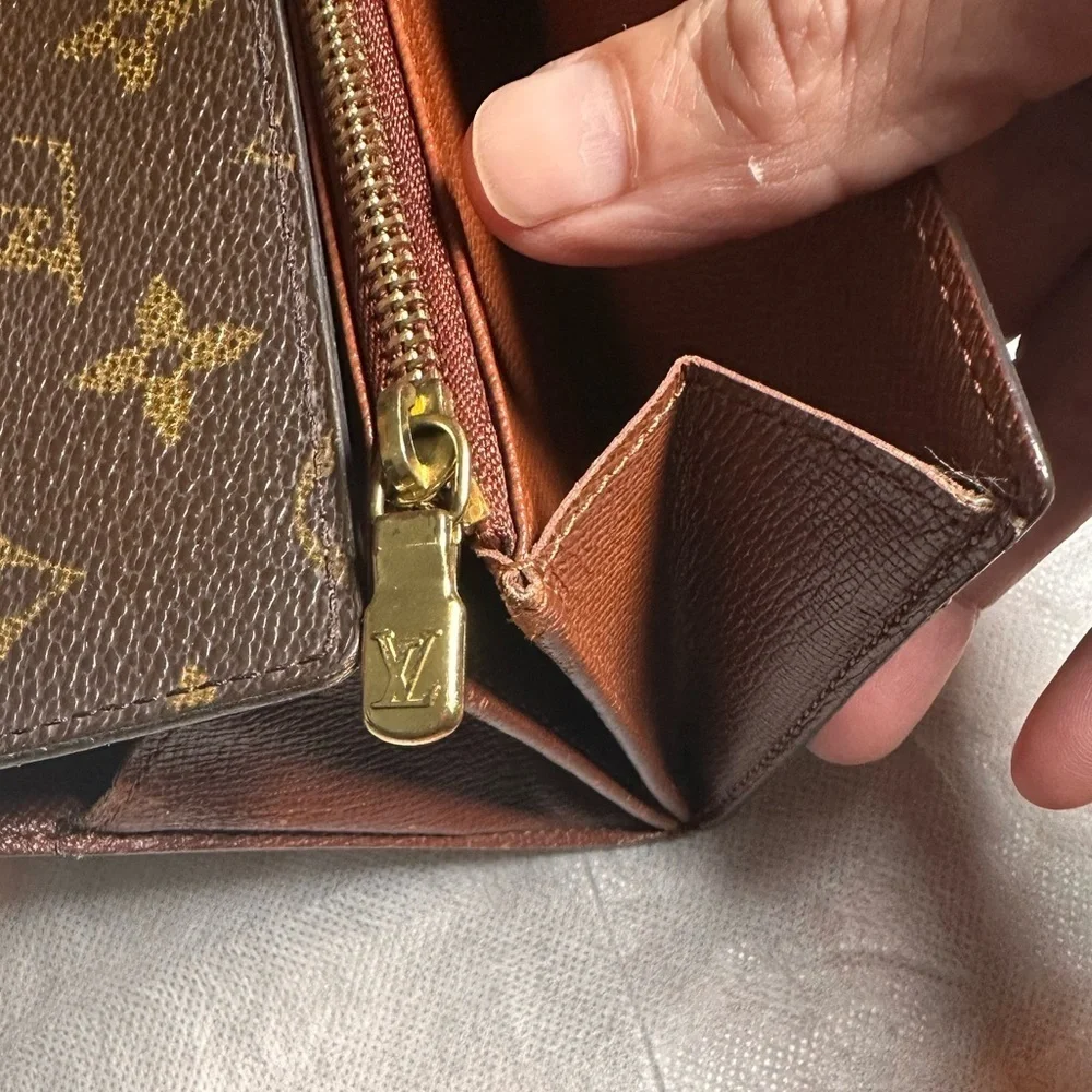 LOUIS VUITTON-TH0052 Full Wallet monogram Canvas
